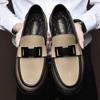 New Genuine Leather Mens Loafers Luxury Brand Casual Formal Shoes for Men Designer Slip On Office Dress Shoes Walking Mocassins