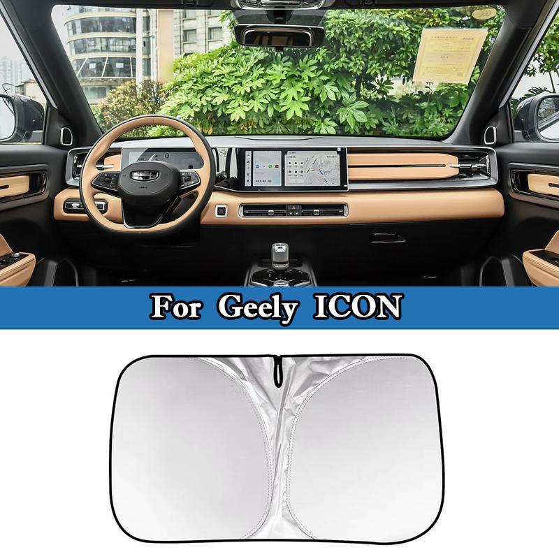 Car Windshield Sunshade Cover Front Window Interior UV Protection for Geely Monjaro Xingyue L Preface Boyue Haoyue Panda Binyue