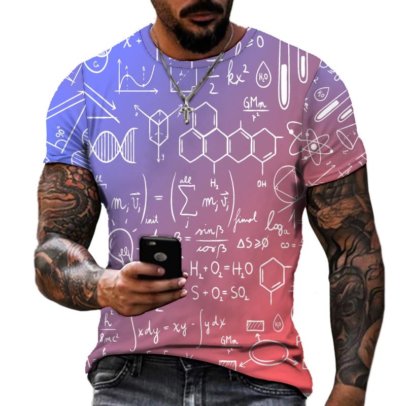 Роскошные мужские футболки с 3D принтом — фото 4