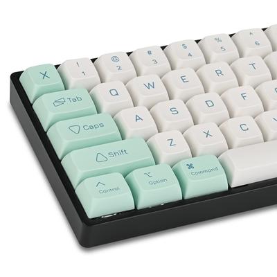 XDA Profil PBT Keycaps 137 Taster Custom Gaming Keycaps Sublimert Cherry Gateron MX Switch Mekanisk Tastatur for ANSI US og ISO UK Layouts 60%,