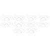 10Pcs Mask Brace Antifog Food Grade Silicone Freely Foldable Reusable Mask Support Frame for Outdoor   School