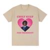 Rapper Chief Keef for President T Shirt Unisex Fashion Casual Short Sleeve Tshirt Aesthetic Vintage Oversized Tshirts Streetwear