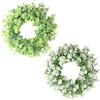 Eucalyptus Faux Wreath Decorative Wreath Four Seasons Wreath Door Pendant Decoration Festival