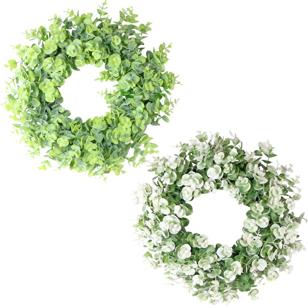 Eucalyptus Faux Wreath Decorative Wreath Four Seasons Wreath Door Pendant Decoration Festival