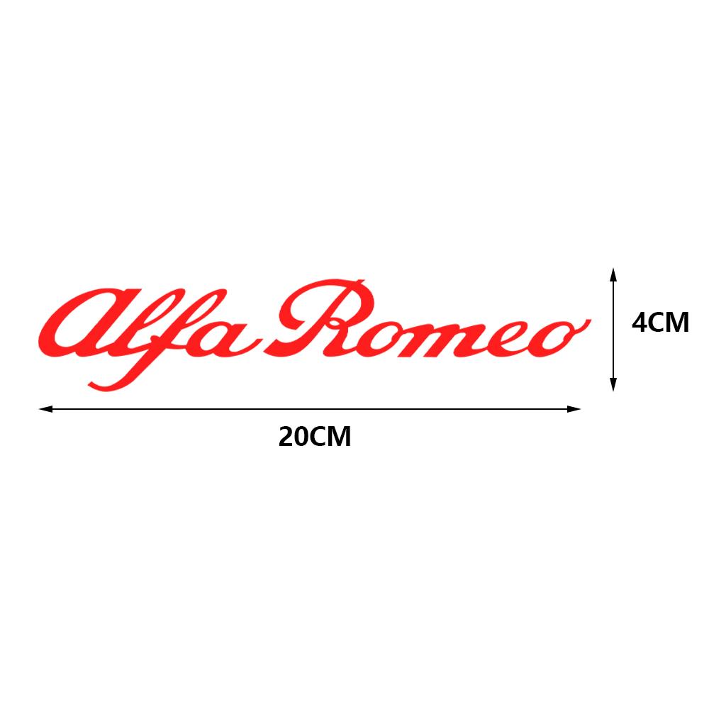 Skirta Alfa Romeo 2026 Karštas lipdukas 2 vnt. Automobilio lipdukas vandeniui atsparūs automobilio priedai Skirta Alfa Romeo Giulia Stelvio MiTo Giulietta Tonale AL