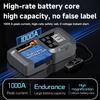 4-IN-1 Emergency Jump Starter 1000A, Car Battery Booster Power Bank with USB Quick Charge & LED Flashlight Auto Kit.