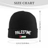 Klobouky s vlajkou Palestiny Podzimní Zimní Čepice Beanie Módní Čepice Pánské Dámské Akrylové Pletené Čepice