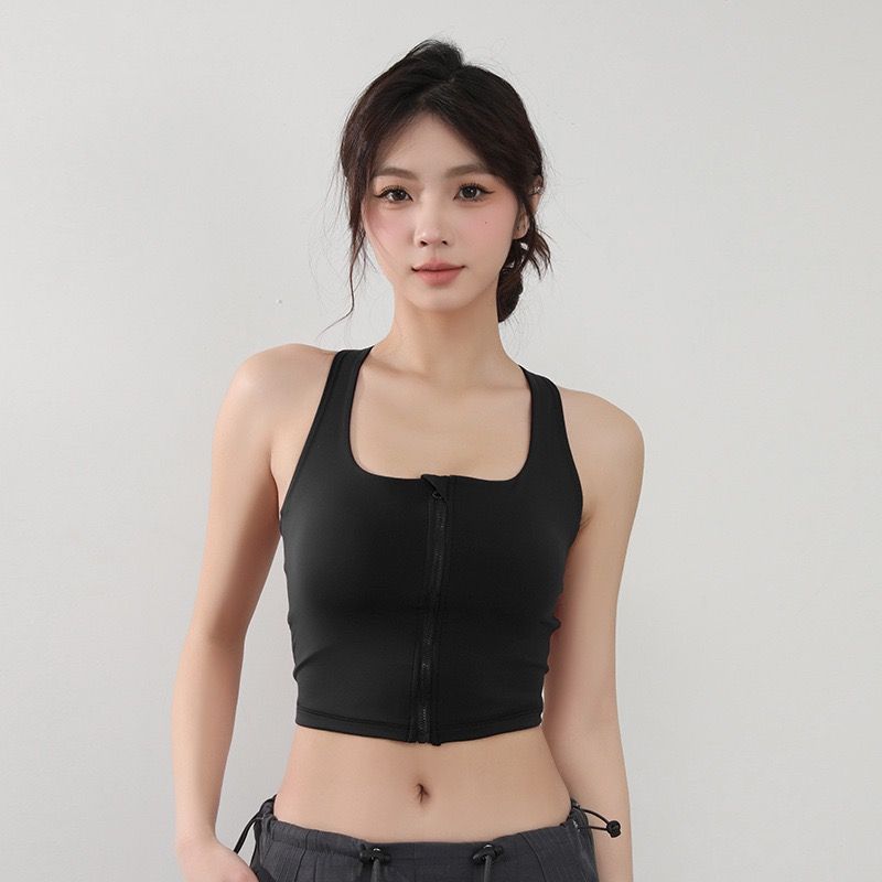 

Новинка Йога-бра с перекрестными бретелями Спортивный формирующий спину Высокая поддержка Пузырчатая ткань Жилет для бега и тренировок Интимные вещи Пилатес Black S