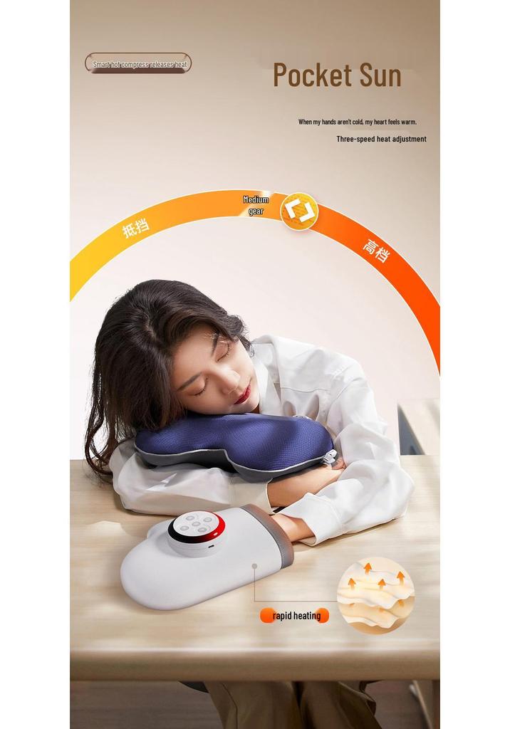 Automatic Air Pressure Hand Massager with Human-like Kneading for Joints and Fingers