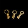 150 Pcs Brass Crimp Terminal Ring Type Cable 3.2-10.2Mm Wire Cable Connectors