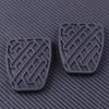2Pcs 46531JD00A Black Rubber Brake & Clutch Pedal Pad Covers Fit For Nissan Qashqai 2007 2008 2009 2010 2011 2012-2016 MT Only