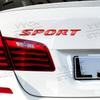 For Sport Metal Emblem Civic Typer Accord CRV Vezel HRV Stepwgn Odyssey Jazz Fit 3D Decals Sticker Rear Trunk Badge Logo