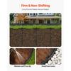 VEVOR Landscape Edging, 600 x 5 cm Plastic Garden Border Edging with 120 Spikes, No Dig, Flexible Lawn Edgings Roll