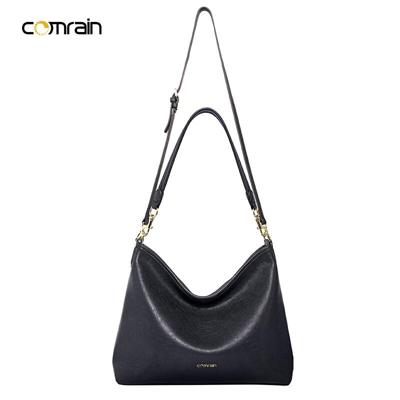 COMRAIN Women's Leather Hobo Shoulder Bag
