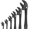 Heavy-Duty Industrial Crab Claw Wrench - Quick-Adaptive Ratchet, Wide Jaw Adjustable Tool for Automotive Repair, Plumbing