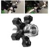 Qiilu M8 Motorcycle Brake Clutch Lever Cable Wire Adjuster Screw CNC Aluminum Alloy Motorcycle