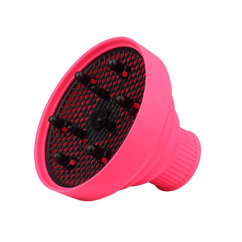 1PC Gradient Foldable Silicone Hairdryer Diffuser Cover Temperature Resistant Silica Hairdressing Curly Styling Hair Salon Tool
