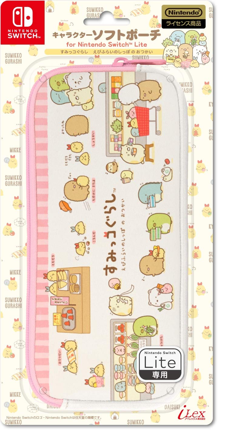 

Ліцензований м’який чохол для Nintendo Switch Lite для Nintendo SWITCH Lite Gurashi Tail Switch [продукт Nintendo] Sumikko (Доручення Ебіфураї) -