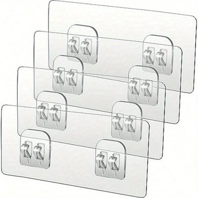Douche Caddy Zelfklevende Haken Vervangingsstickers, Waterdichte Wandhaken voor Badkamer Opbergmanden, Zeepbakjes & Ophangen, Geen Boren Nodig