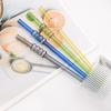 8 Pack Colored Reusable Glass Drinking Straws Set, 7.87" X 8 Mm, Great for Smoothies, Milkshakes, Drinks, Coffee, Juice