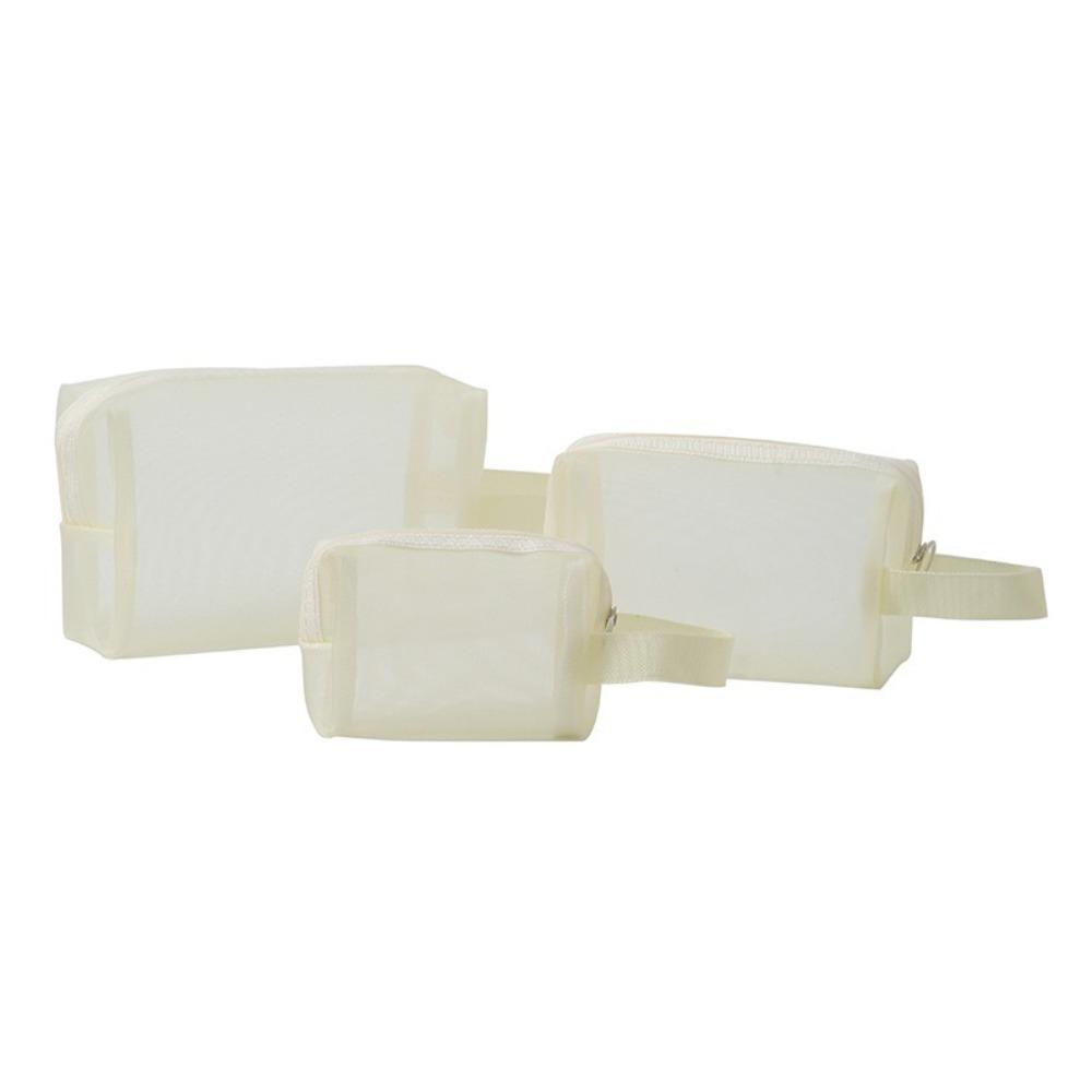 3 STÜCKE/SET Multifunktionale Transparente Make-up-Taschen Große Kapazität Handliche Make-up-Beutel Mädchen