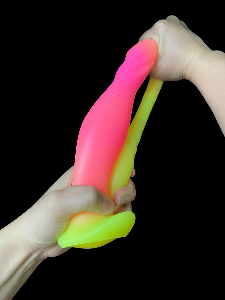 Silicone Ultra-Long Colored Butt Plug for Male Self-Stimulation and Prostate Massage