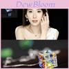 Colorful Cube Cute Square Crystal Pendant Long Chain Necklace Jewelry Gift For Women