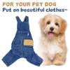 Pet Dog European And American Washed Denim