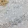 Sequin Bead Embroidery Elastic Mesh Fabric for DIY Sewing Stage Costumes Dress Scarf Clothing Fashion Cloth By The Meter