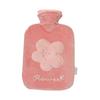 Plush Water-Filled Hot Water Bottle, Cute Foot Warmer for Girls, Large Water-Filled Hand Warmer for Bed, Suitable for Students