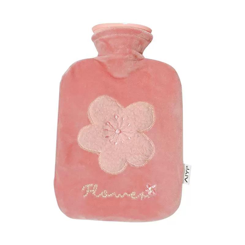 Plush Water-Filled Hot Water Bottle, Cute Foot Warmer for Girls, Large Water-Filled Hand Warmer for Bed, Suitable for Students