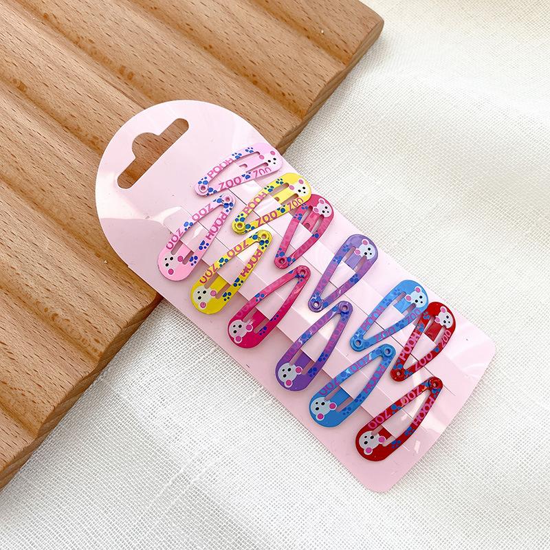 New Mini Printed Children BB Clip Cute Small Hairpins Girls Kids Hair Clips Pins Accessories Barrettes Headdress Hairclip