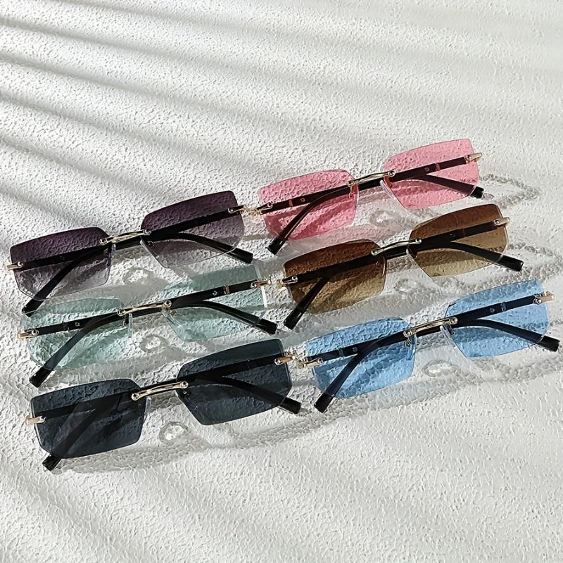 Attractive Glasses Men's Pink 1Pc Fashion Glasses New Trendy Square Frame Retro Decoration Suitable For Daily