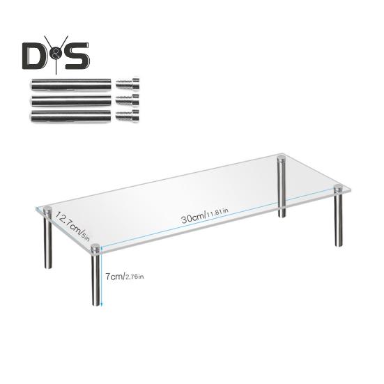 1 sada Smooth Edges Stojan na košíčky obdélníkový Užitečný narozeninový stojan na koláčky na dezerty