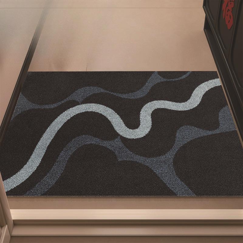 Schlingenflor-Fußmatte für den Eingangsbereich Schmutzabschabende und Schlammentfernende Fußmatte Eingangstür Anti-Rutsch-Matte Verschleißfest und Anpassbar