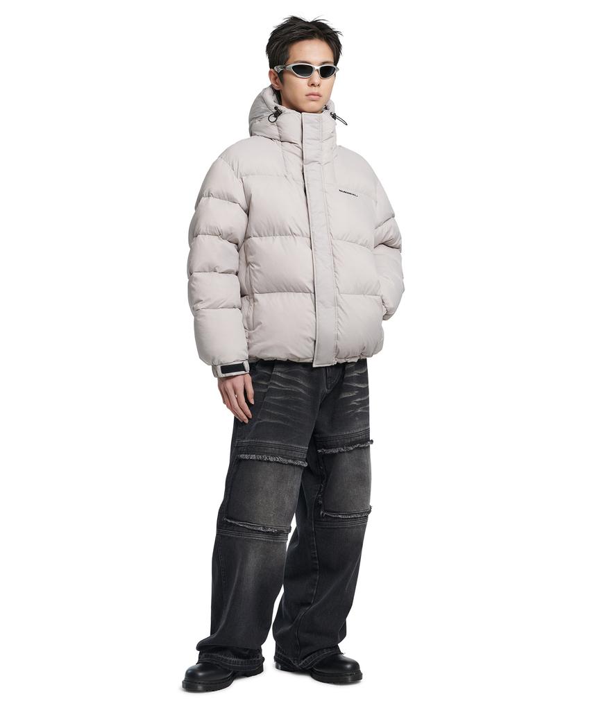 Nomanual Hestia Hooded Duck Down - Warm Gray