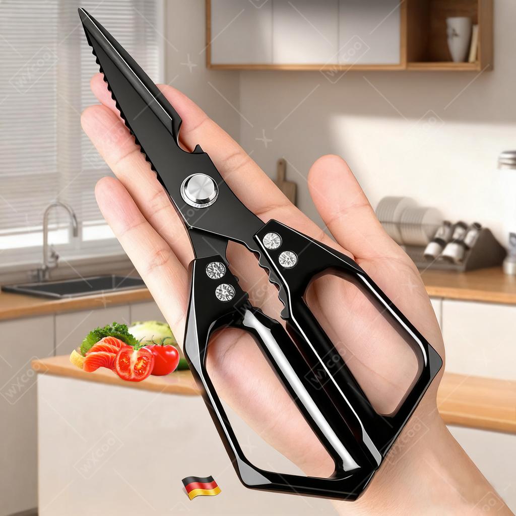 Japanese Household Kitchen Scissors SK5 Stainless Steel Multi-Purpose Shears Specialized Heavy-Duty Chicken Bone Scissor