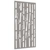 VidaXL Décoration murale jardin 105x55 cm acier corten design bambou 824481