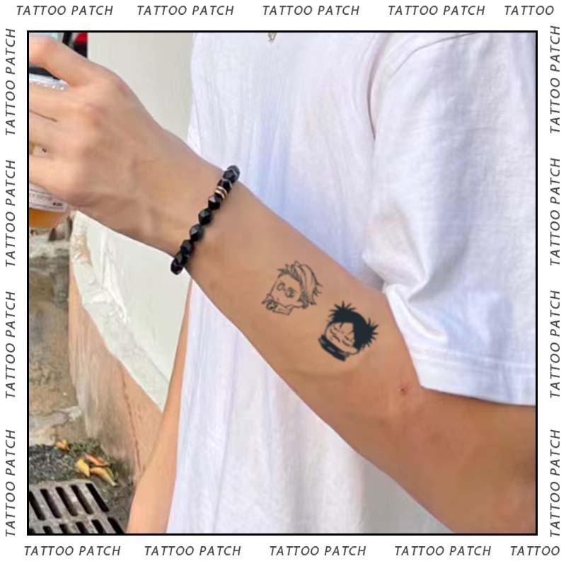 Wasserdichter 2D Kräuter Manga Tattoo Aufkleber - Süß, Realistisch, Langlebig für Männer & Frauen