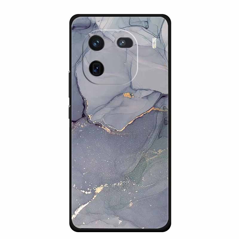 For Vivo iQOO 12 Case Marble Painted Soft Silicone TPU Cover Phone Cases For Vivo iQOO 12 Pro 5G V2307A V2329A Colorful New Etui