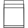Loft Floor Stand for 3 Towels, Bathroom, Dark Gray