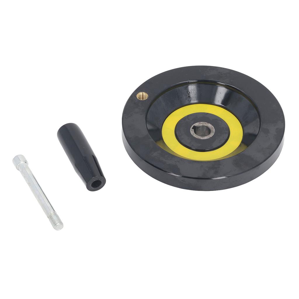 16x160mm Drehbank Handrad mit abnehmbarem Griff Hinteres Wellenhandrad für Fräsen Schleifen