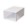 3pcs-Transparent Thickened Shoes Box Dust-proof Moisture-proof Home Shoe Storage Case Fold Shoes Case Stackable Shoe Organizer