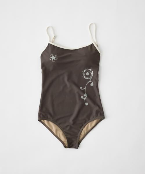 Hata Graphic Monokini_Brown