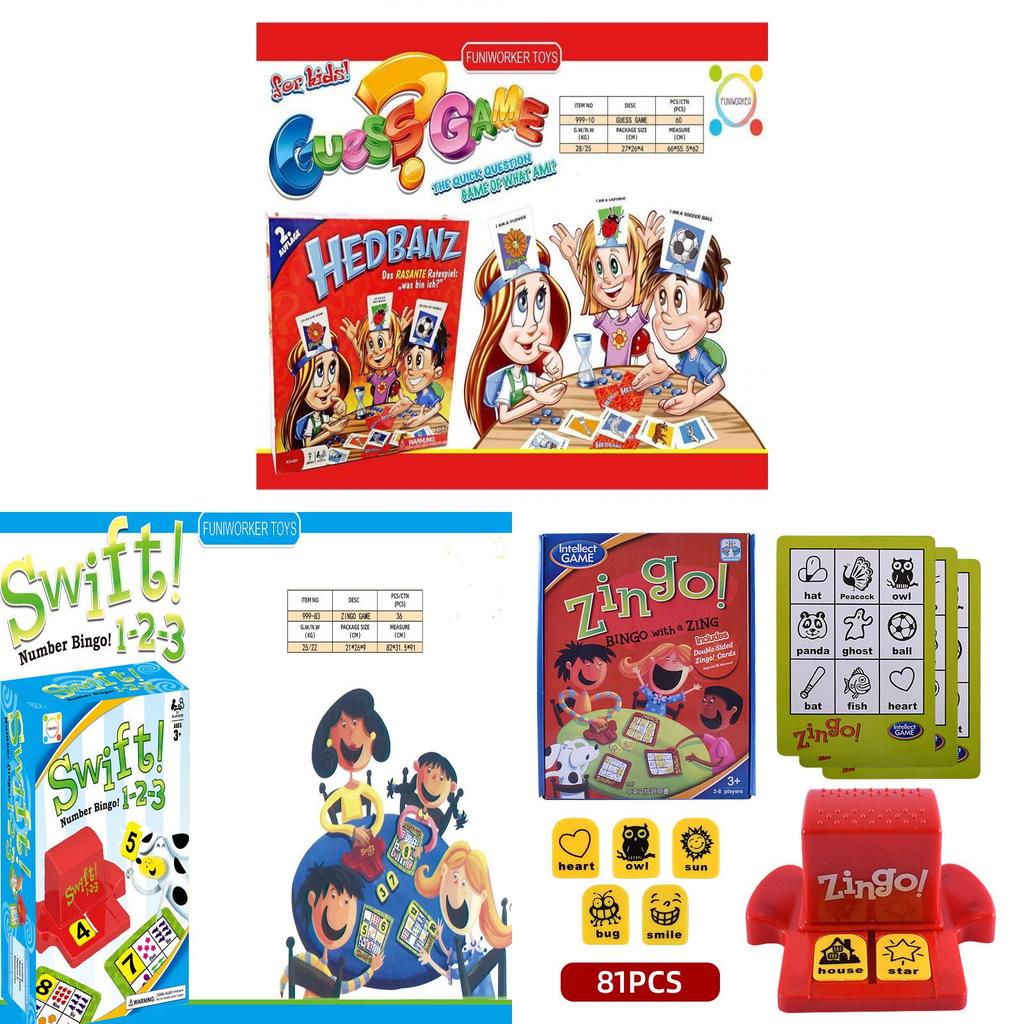 Kinder Zingo Interaktives Buchstaben-Zuordnungs-Kartenspiel Kunststoff Pädagogisches Spielzeug Für Frühes Lernen