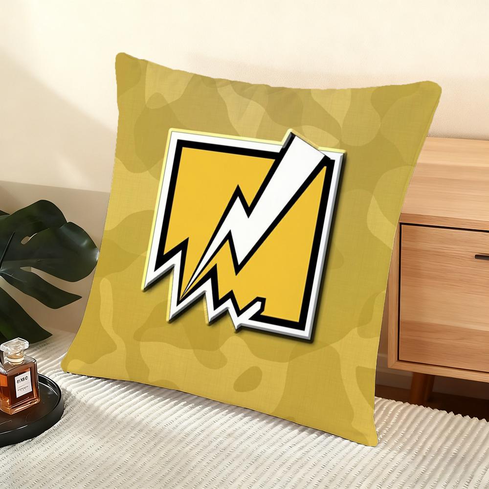 R-Rainbow Six S-Siege Cushion Cover Soft Short Plush Pillow Cover Smooth Cozy Texture Aesthetic Cushion Case Home Decor