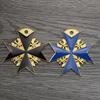 Prussian Blue & Black Marx Medal of Bravery & Merit Souvenir Badge