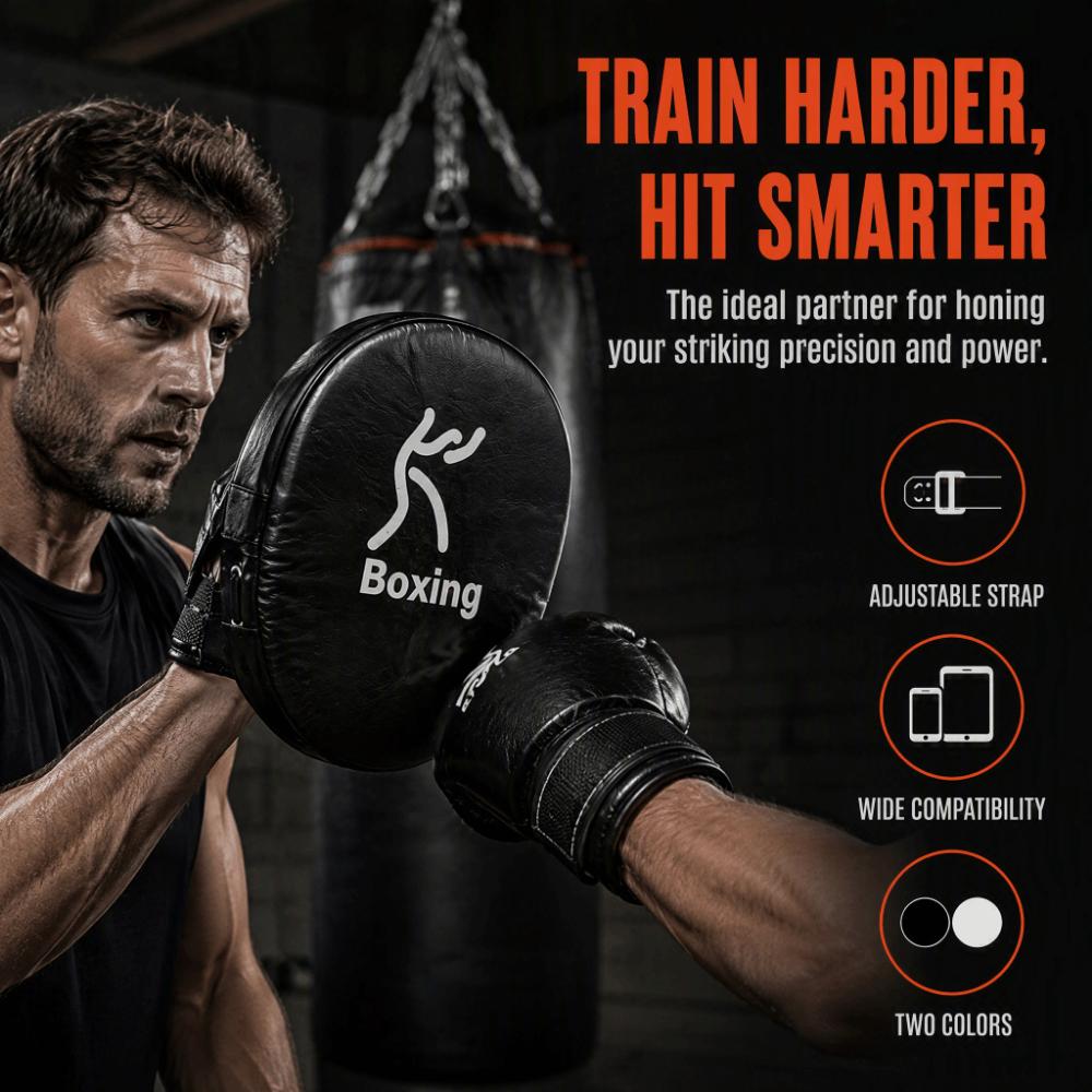 Curved Shape Boxing Punching Mitts Tight Stitching Curved Punching Mitts Boxing Training