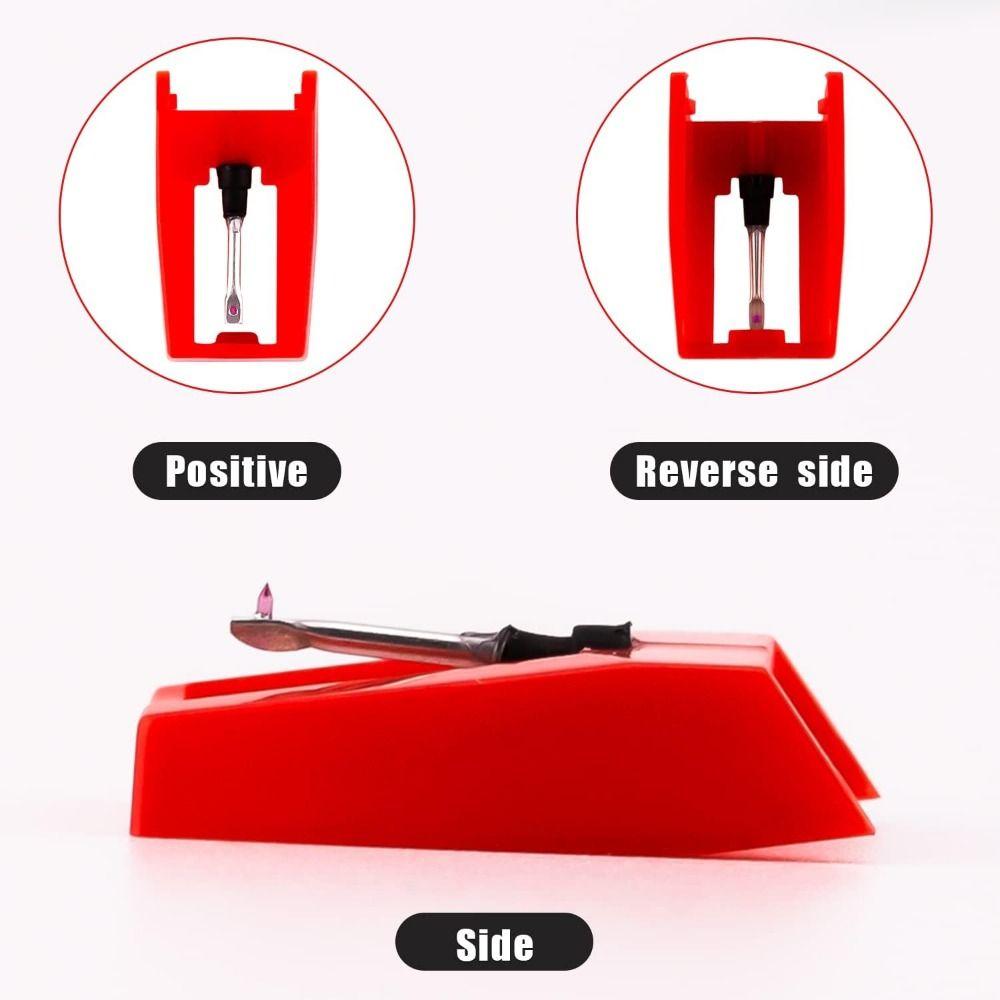4Pcs Durable Replacement Stylus Needles Portable Turntable Needle  Turntable Cartridges