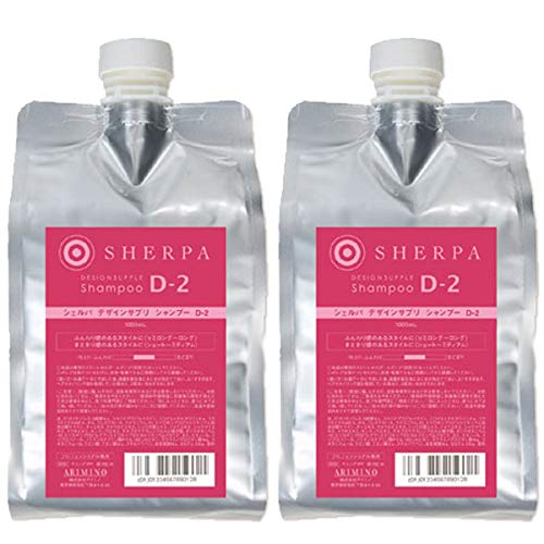 

Набор из 2: Шампунь Arimino Sherpa Design Supplement D-2 1000 мл Рефилл